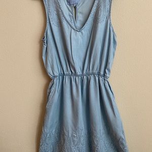 Anthropologie Holding Horses denim dress w/pockets